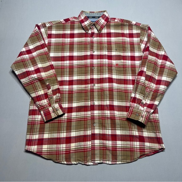 Wrangler 20X Competition Western Shirt Plaid Heavyweight Size XL - Picture 1 of 8